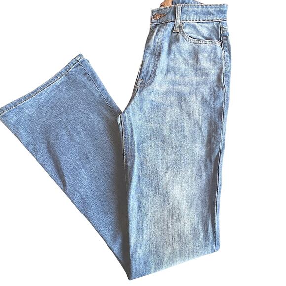Womens 7 For All Mankind Jeans Flare bottom Vintage Y2K, High-Rise Bootcut Jeans - Picture 3 of 13